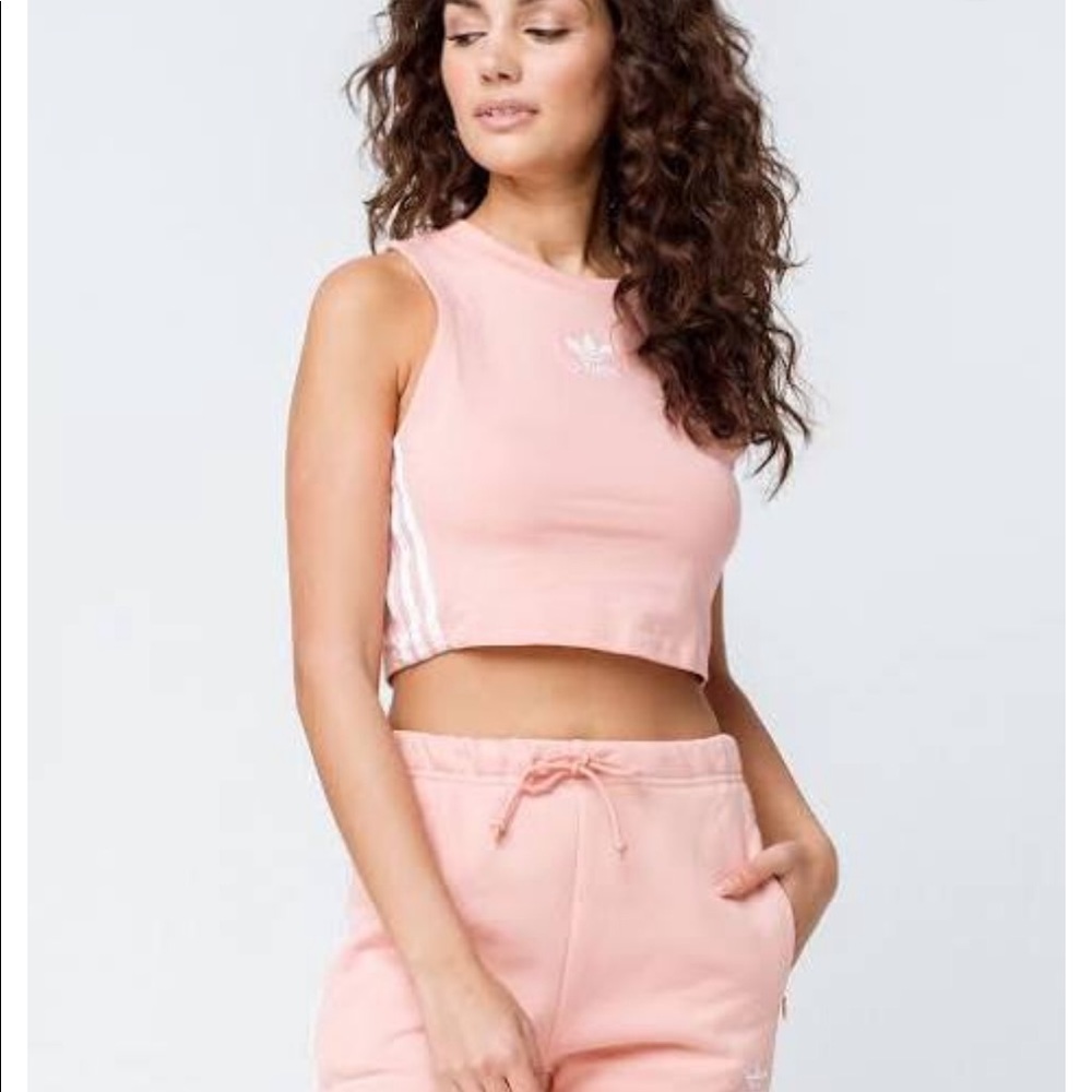 Adidas crop top tank